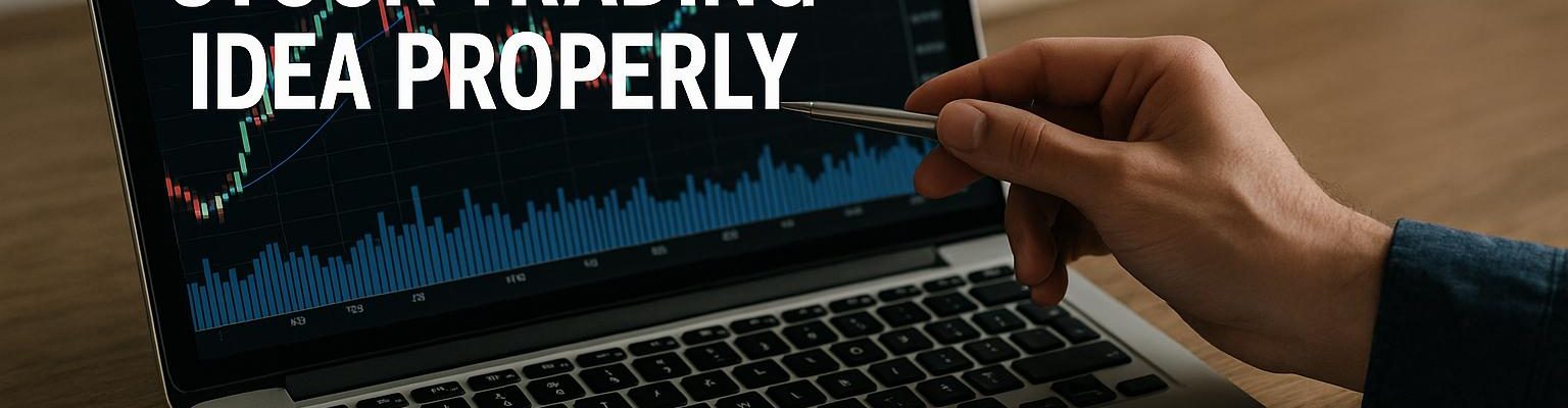 How to test a stock trading idea properly