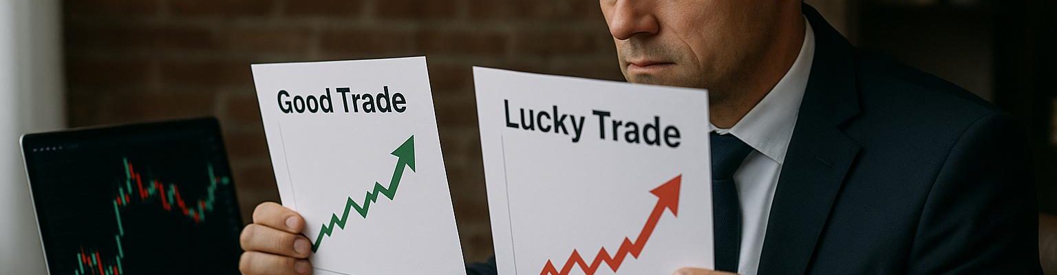 How to separate a good stock trade from a lucky one