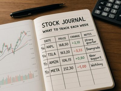 What to track in a stock journal each week